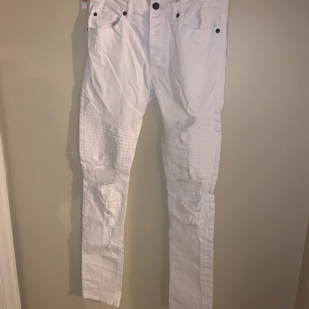White jeans